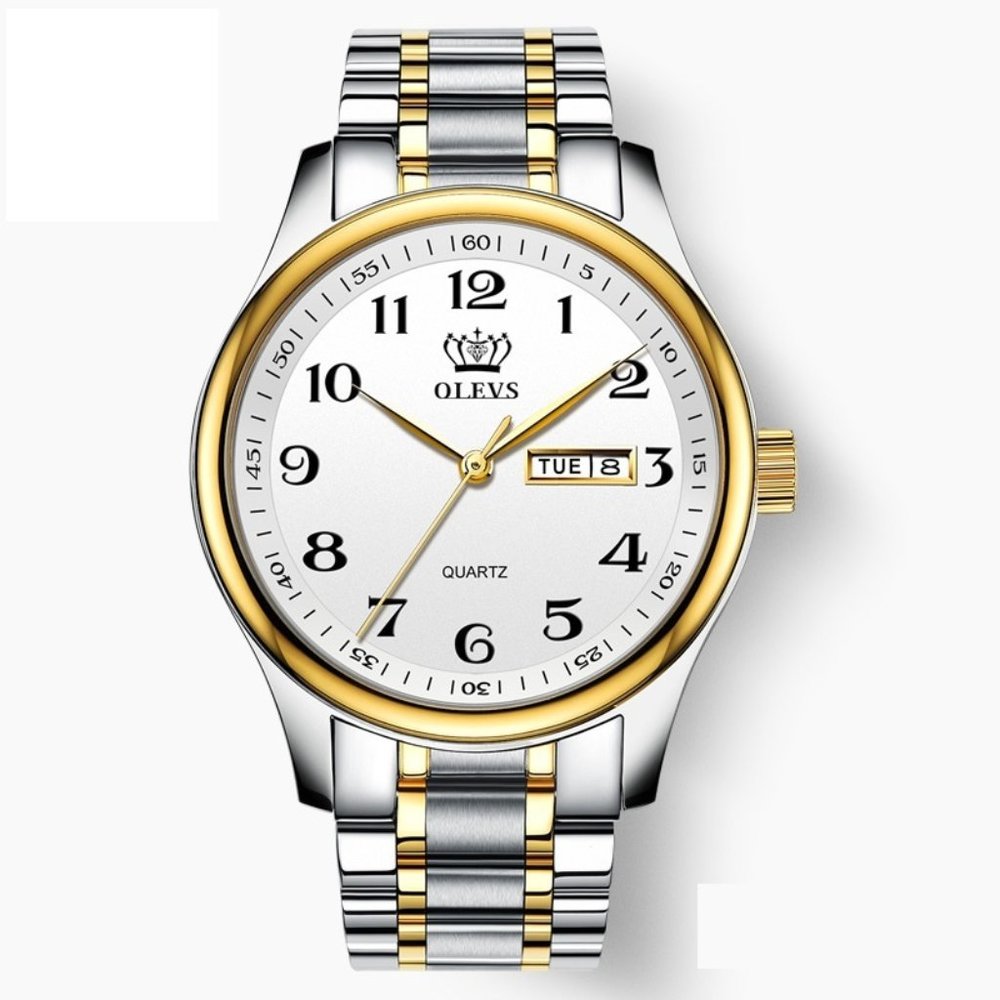 6-1 Men’s Waterproof Quartz Watch with Calendar